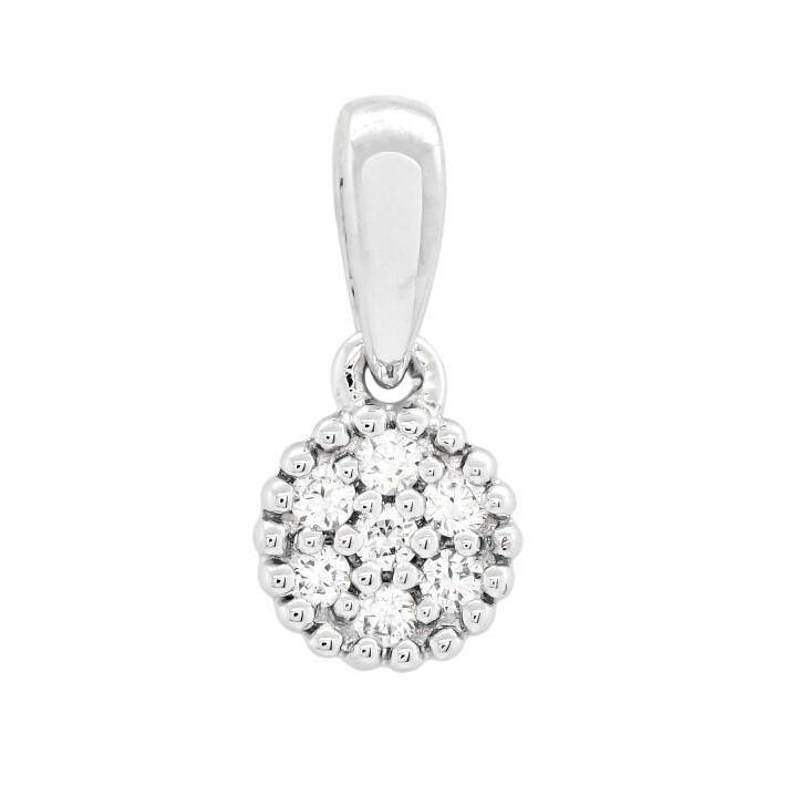 Přívěsek z bílého zlata s diamanty DP29740W