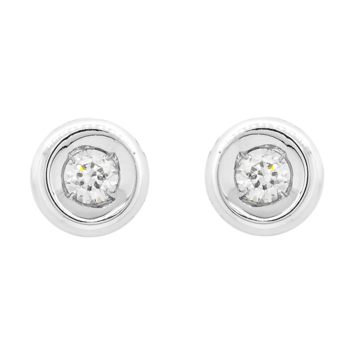 Náušnice z bílého zlata s diamanty - pecky ERD2268010G7