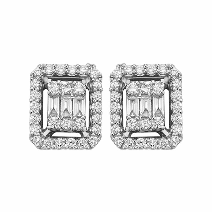 Zlaté náušnice s diamanty ERD2589