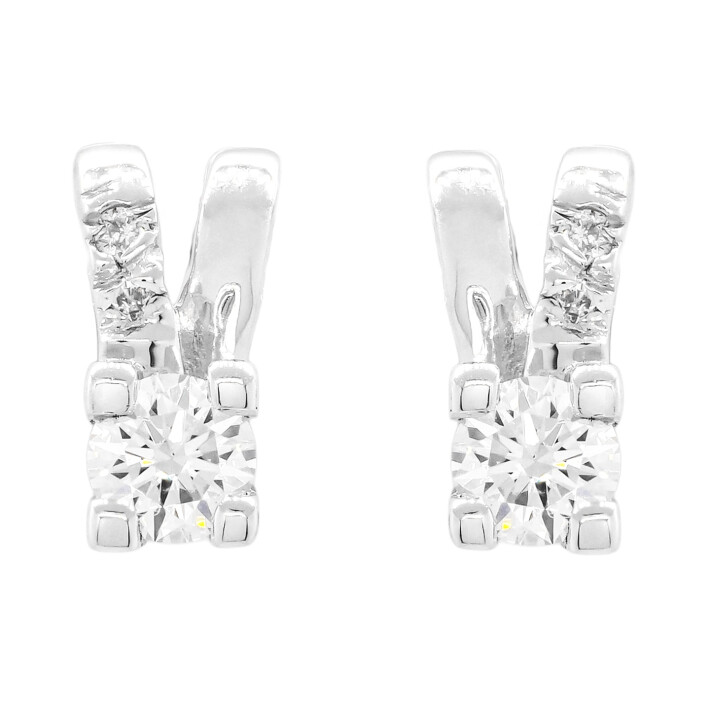 Náušnice z bílého zlata s diamanty ERD2676018G7