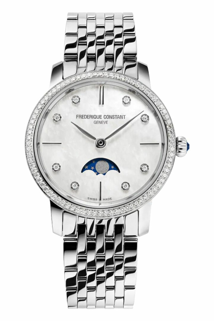 Slimline Ladies Moonphase FC206MPWD1SD6B