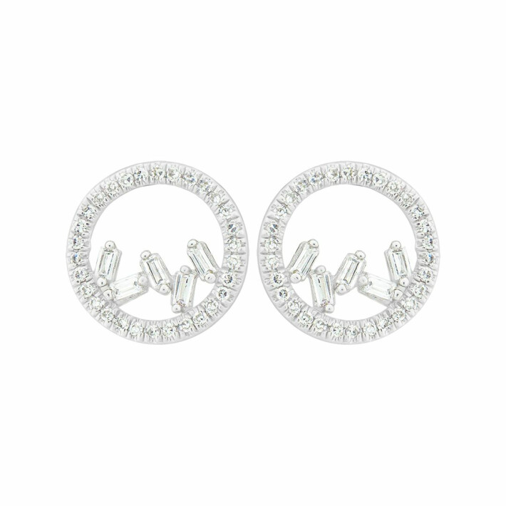 Zlaté náušnice s diamanty Altman Diamond FE8480