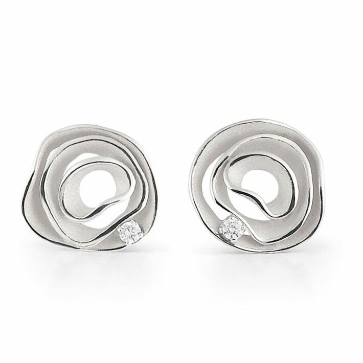Náušnice s diamanty Annamaria Cammilli Dune GOR2443W