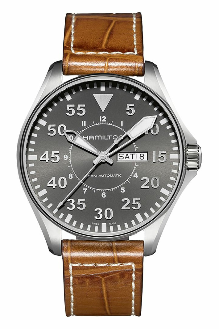Khaki Aviation Day Date Auto H64715885