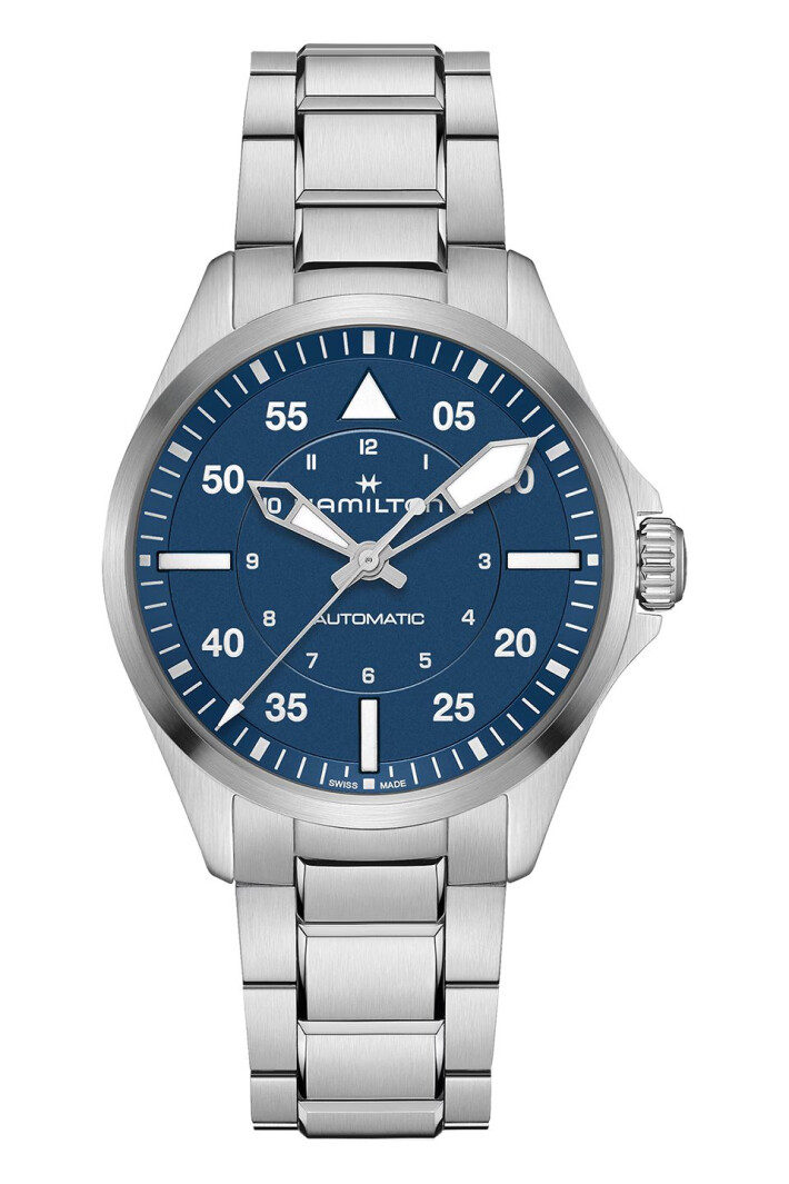 Khaki Aviation Pilot Auto 39 mm H76305140