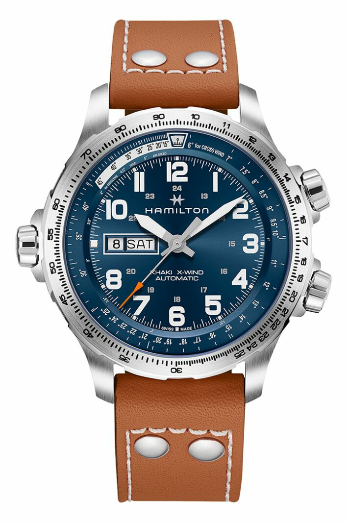 Khaki Aviation X-Wind Day Date Auto H77765541