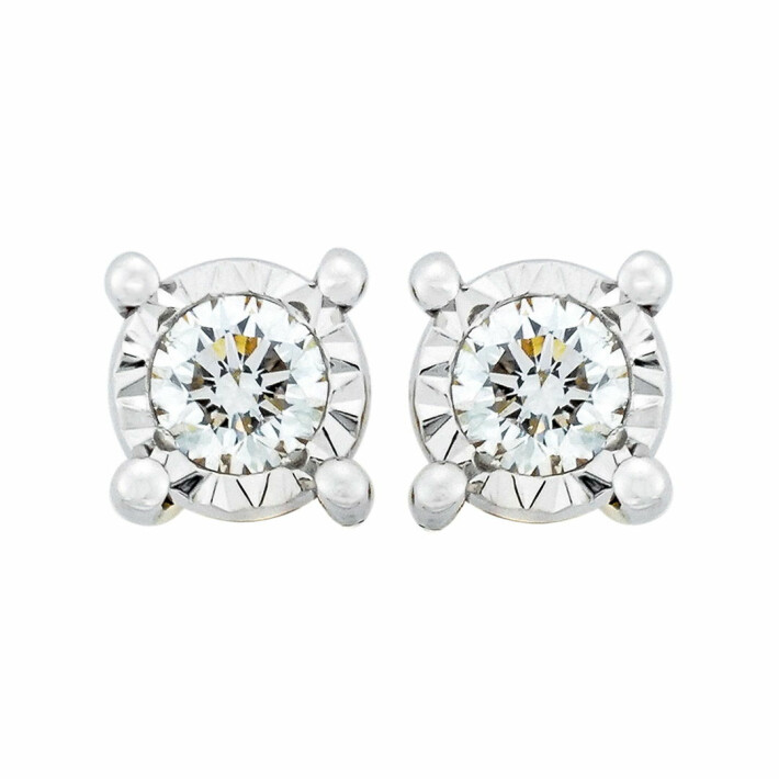 Zlaté náušnice s diamanty Altman Diamond KE19940