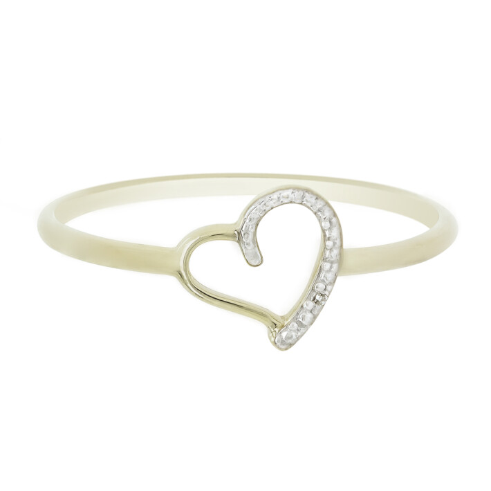Zlatý prsten s motivem srdce KR05823277