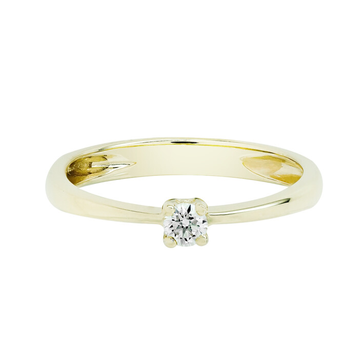 Zásnubní prsten ze zlata s diamantem LID1928D12O