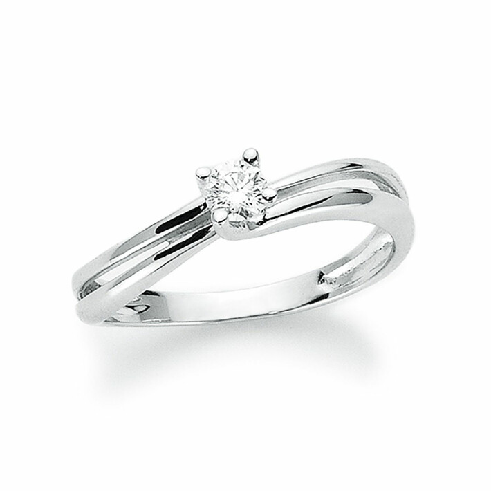 Zlatý prsten s diamantem LID2301011G7