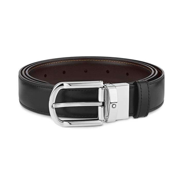 Opasek Horseshoe 30 mm Reversible Belt in Leather MB111080