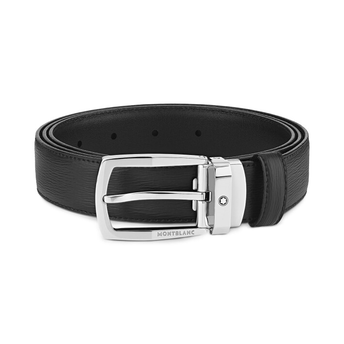 Opasek Rectangular 30 mm Belt in Leather MB116706