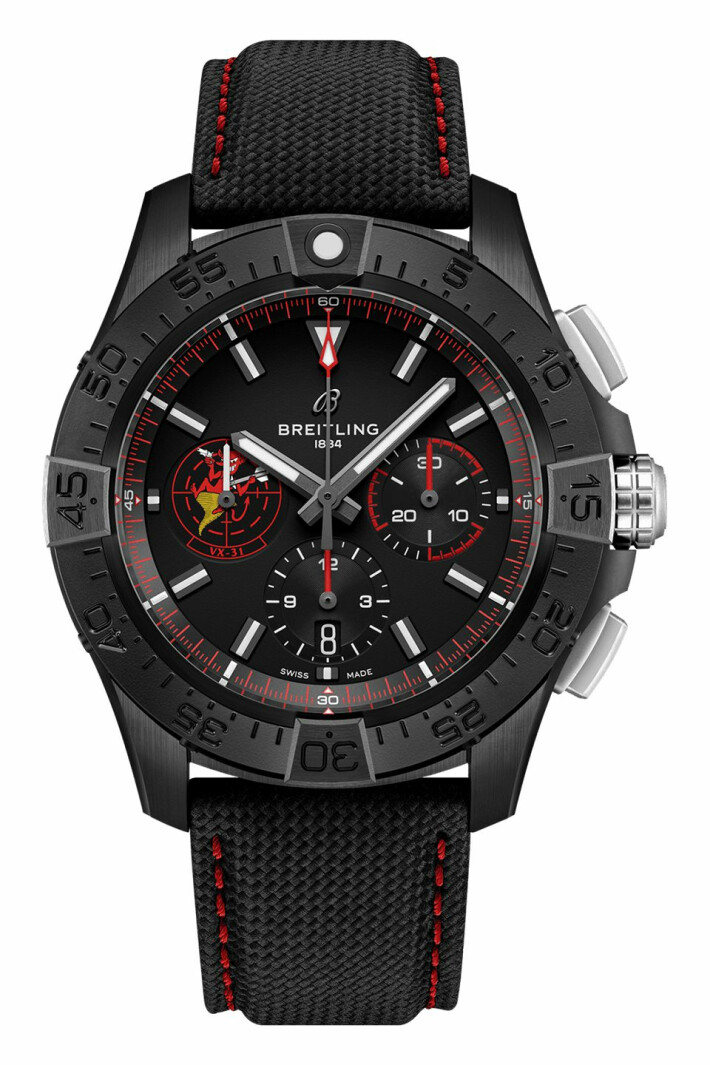 Avenger B01 Chronograph 44 Night Mission USN Dust Devils  SB01473A1B1X1