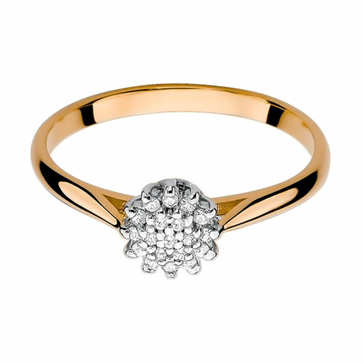 Dámský diamantový prsten ze zlata W401