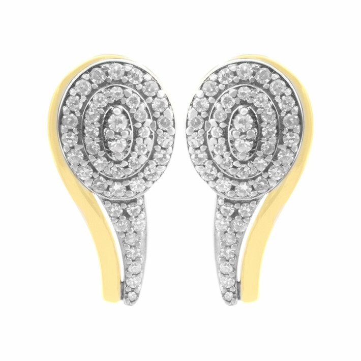 Zlaté náušnice s diamanty Altman Diamond  ZE102663