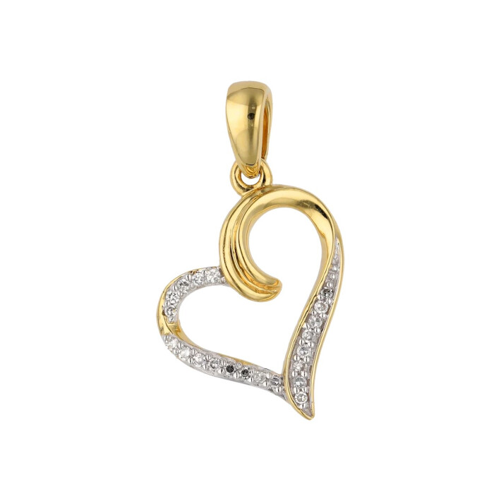 Přívěsek ve tvaru srdce s diamanty Altman Diamond  ZP12603Y