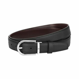 Opasek Horseshoe buckle black/burgundy 30 mm reversable 128755