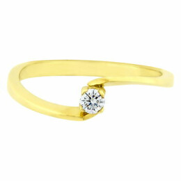 Zásnubní prsten ze zlata s diamantem 13ZP1801269CH
