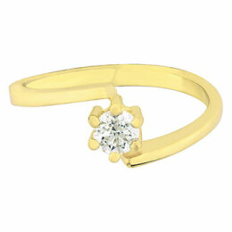 Zásnubní prsten ze zlata s diamantem 13ZP2000422A