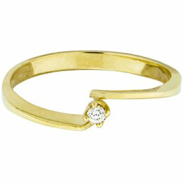 Zásnubní prsten ze zlata s diamantem 13ZP2001269B