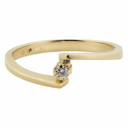Zásnubní prsten ze zlata s diamantem 13ZP2001279