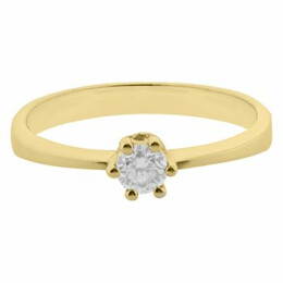 Zásnubní prsten ze zlata s diamantem 13ZP2100043D