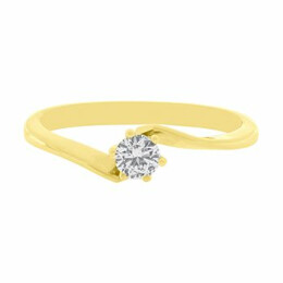 Zásnubní prsten ze zlata s diamantem 21ZP1502240B