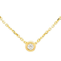 Náhrdelník ze žlutého zlata s diamantem  21ZP2501704CZ