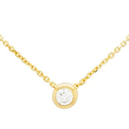 Náhrdelník ze žlutého zlata s diamantem  21ZP2501704DZ