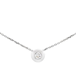 Náhrdelník z bílého zlata s diamantem  21ZP2503152B