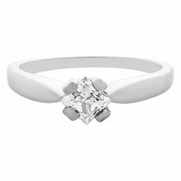 Zásnubní prsten z bílého zlata s diamantem 22420164502