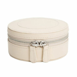 Šperkovnice Sophia Round Zip Case slonovinová 392353