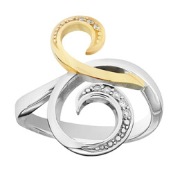 Zlatý prsten s diamanty 410958556