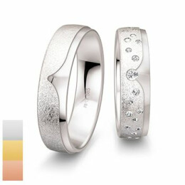 Snubní prsteny Inspiration 5 z bílého zlata s diamanty nebo zirkony 4805888-4805887