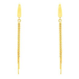 Náušnice ze žlutého zlata - řetízkové 991212390520