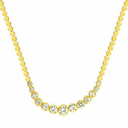 Zlatý náhrdelník ze žlutého zlata s diamanty Altman Jewellery 99135.257102