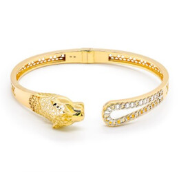 Náramek ze žlutého zlata - Jaguár 99147390457