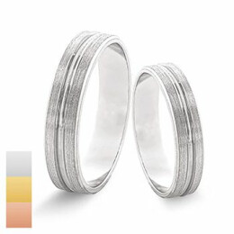 Snubní prsteny 585/1000 z bílého zlata 991SN27