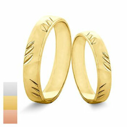 Snubní prsteny 585/1000 ze zlata 991SN35
