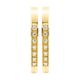 Zlaté náušnice kruhy s diamanty Altman Diamond 99213.341685