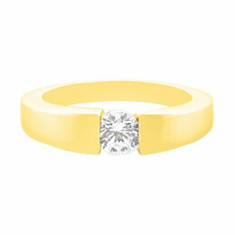 Zásnubní prsten ze zlata s diamantem 99RI0009Y