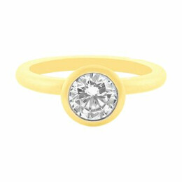 Zásnubní prsten ze zlata s diamantem 99RI0017Y