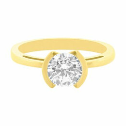Zásnubní prsten ze zlata s diamantem 99RI0018Y