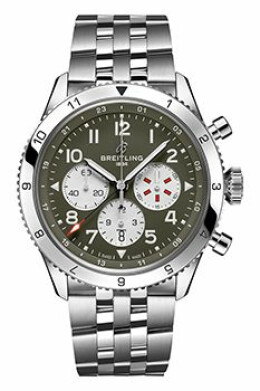 Super AVI B04 Chronograph GMT 46 Curtiss Warhawk AB04452A1L1A1