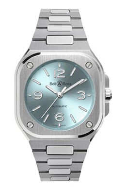 BR-05 36 mm Ice Blue Steel
 BR05ASBUSTSST