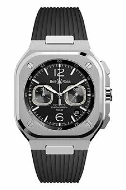 BR 05 Chrono Black Steel BR05CBLCSTSRB