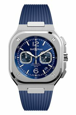 BR 05 Chrono Blue Steel BR05CBLUSTSRB