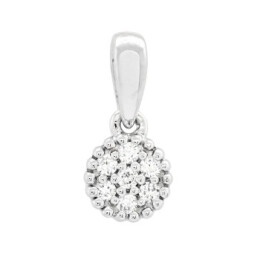 Přívěsek z bílého zlata s diamanty DP29740W