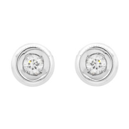 Náušnice z bílého zlata s diamanty - pecky ERD2268010G7