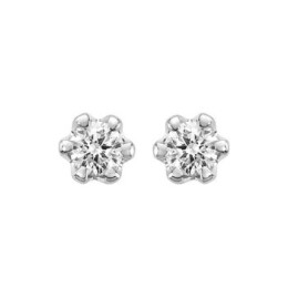 Zlaté náušnice s diamanty ERD2540010G7
